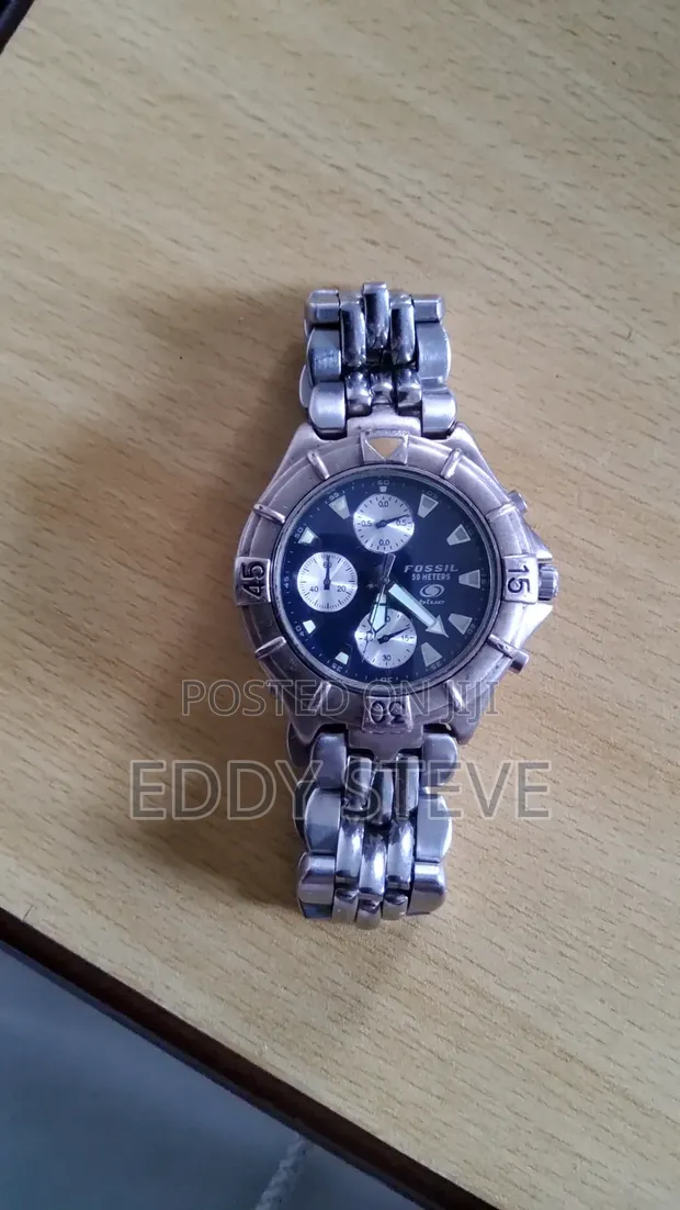 Fossil Blue Chronograph Stainless Steel Agogo - 1