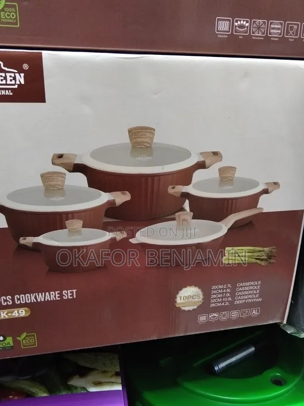 10-Piece High-Quality Pot Set - 1