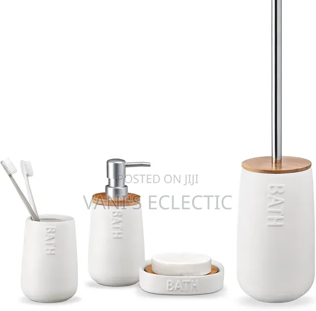 Madame Coco Luxury 4-Piece Ceramic Bathroom Set - 1