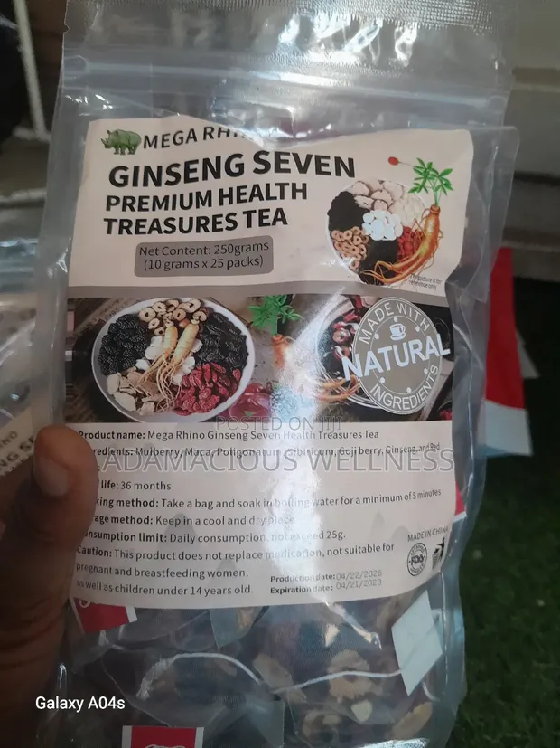 Ginseng Seven Treasure Tea - 25 Packs Energy & Fertility - 1