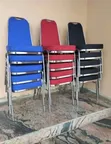 Executive Banquet Chair with Stainless Steel Legs - 1