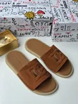 Dolce & Gabbana Suede Slippers - Brown - 1