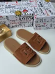 Dolce & Gabbana Suede Slippers - Brown - 2