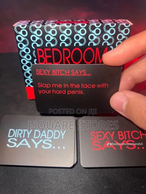Bedroom Command Erotic Couple Card Game - 1