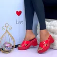 Bamboo Wedge Slippers - 3