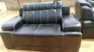 2 Seater Leather Chair - Home Interiors
