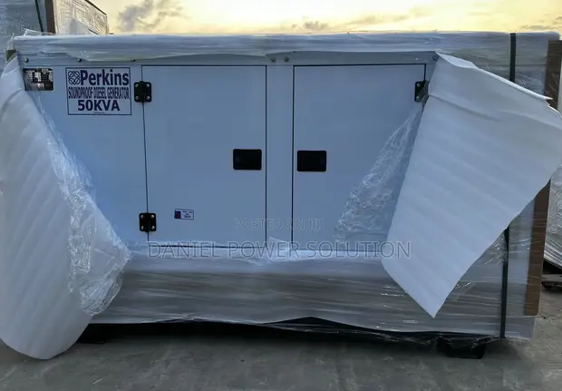 Brand New 50KVA Perkins Soundproof Diesel Generator - 1