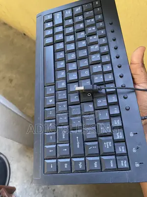 KP-988 Mini USB Wired Keyboard - Black