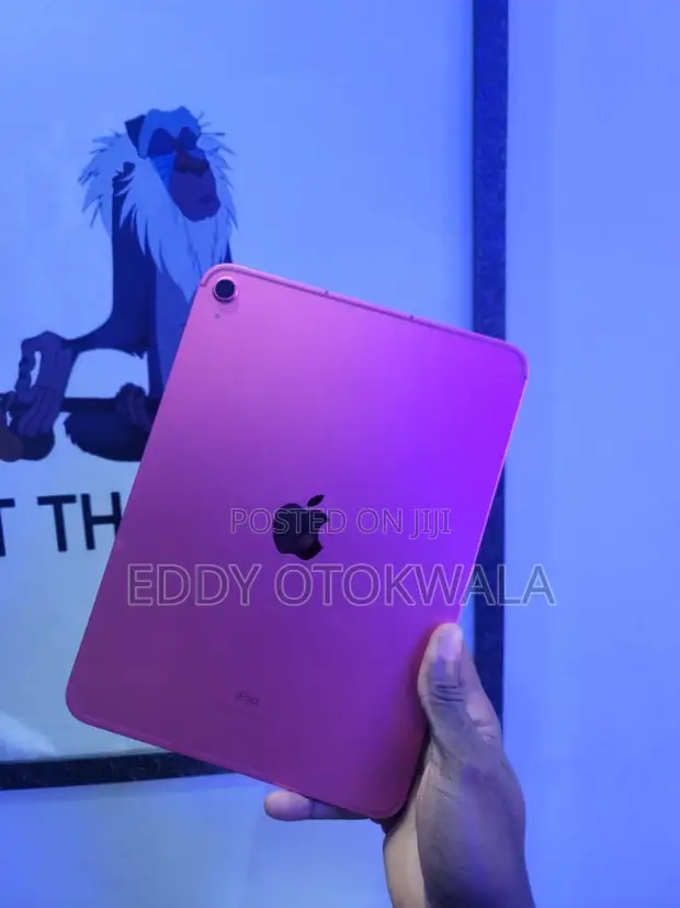 New Apple iPad (2022) 64GB Pink - 1