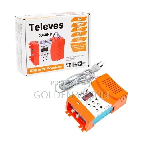 Televes 5860HD HDMI/AV zuwa RF Analog Modulator - 1