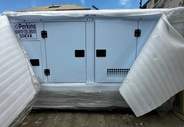 50kVA Perkins Soundproof Diesel Generator - Brand New - 1