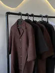 Knitted Camp Collar Shirt - 1