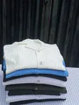 Knitted Camp Collar Shirt - 3