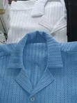 Knitted Camp Collar Shirt - 4