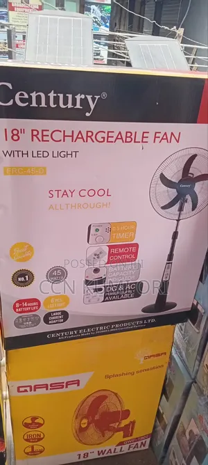 Century FRC-45 D 18-Inch Rechargeable Fan with Remote