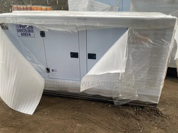 60kVA Perkins Soundproof Diesel Generator - 1