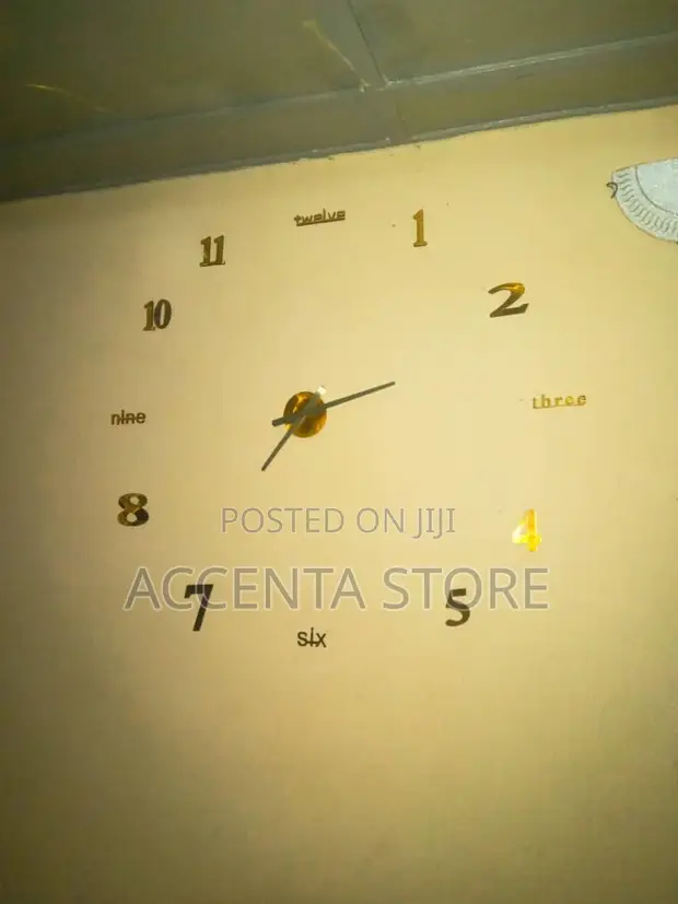 3D Large DIY Wall Clock (90-120cm) - 1