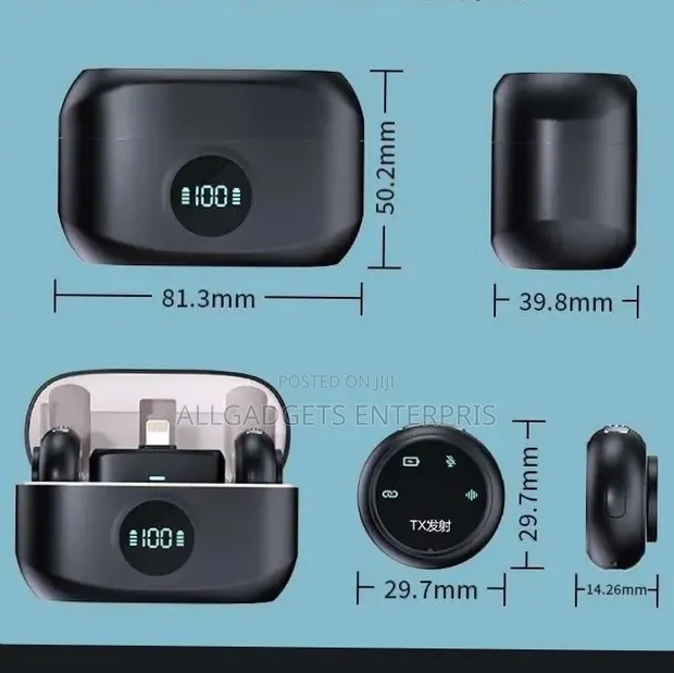 K31 Pro Wireless Microphone with Noise Cancelling - 1