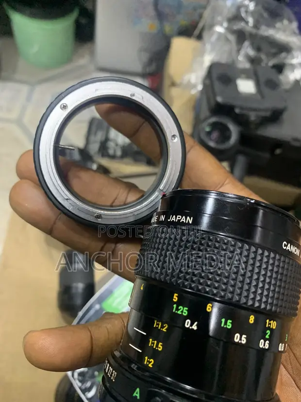 Canon FD 50mm F3.5 Manual Lens with FD to EOS Adapter - 1