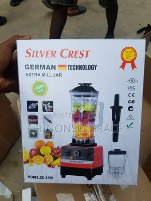 Silver Crest Red Blender Mai Amfani Da Wutar Lantarki (Sabon Juye)
