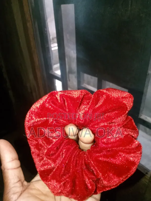 Vogue Handmade Scrunchie - Cotton & Velvet - 1