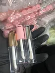 4.5ml LOVE Lip Gloss Tube - Rose Gold, Silver, Pink - 4