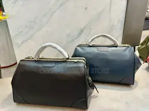 High Quality Men's Genuine Leather Duffle Bag