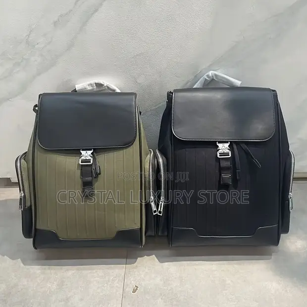Rimowa Quality Men's Genuine Leather Backpack - 1