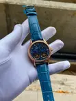 Patek Philippe Luxury Genuine Leather Automatic Wristwatch - 2