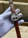 Patek Philippe Luxury Genuine Leather Automatic Wristwatch - 3