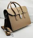 Hermes Quality Luxury Men's Genuine Leather Laptop Bag - 2