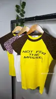 Pink Leopard Print "Not for the Masses" Long Sleeve Top - 2