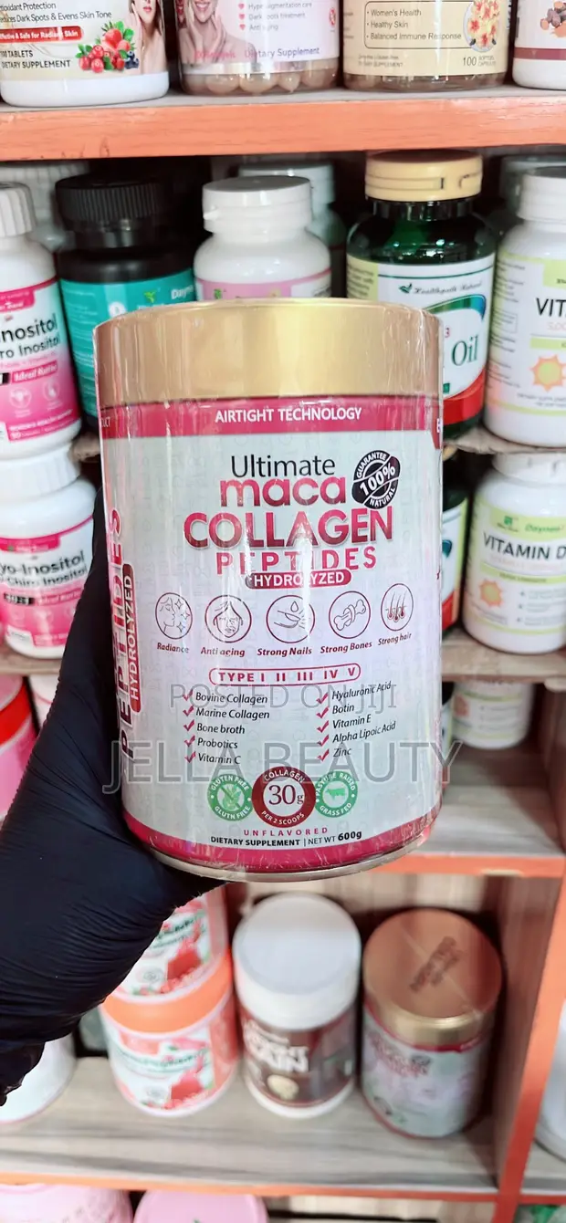 Ultimate Maca Collagen Hydrolyzed Peptide Dietary Supplement - 1