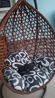 Home Interiors Swinging Chair with Big Basket - 2