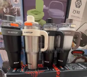 1200ml Karfe Mai Zafi da Sanyi tare da Bambaro