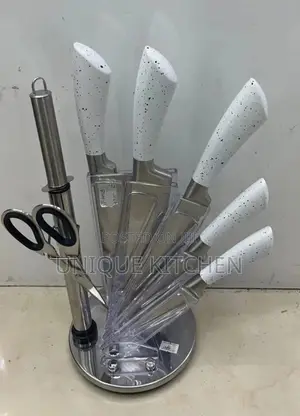 Set Na Wukokin Dafa Abinci 7 Na Bakin Karfe Mai Tsayuwar Juyawa