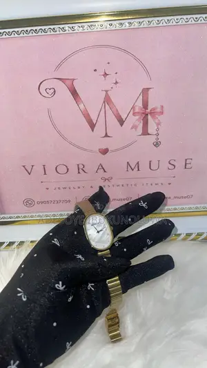 Unique Gold Stainless Steel Women's Watch