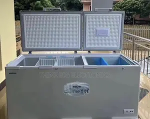 Sabon Bruhm Double Door Commercial Chest Freezer - Silver