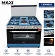 Nexus Maxi 4 Gas Burners + 2 Electric Hotplates Standing Gas Cooker - 2