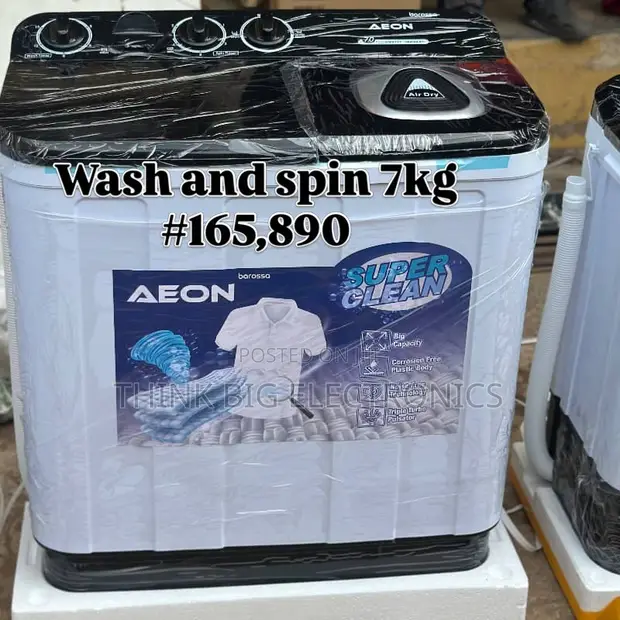 Brand New AEON 7kg Twin Tub Washing Machine with Air Dry - 1