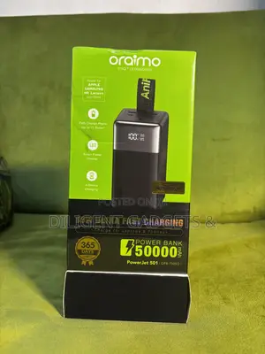 Oraimo 50,000mAh 85W Power Bank - Fast Charging