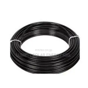 Galaxy Solar PV DC Cable 2 Core x 4mm, 100m Roll, Black