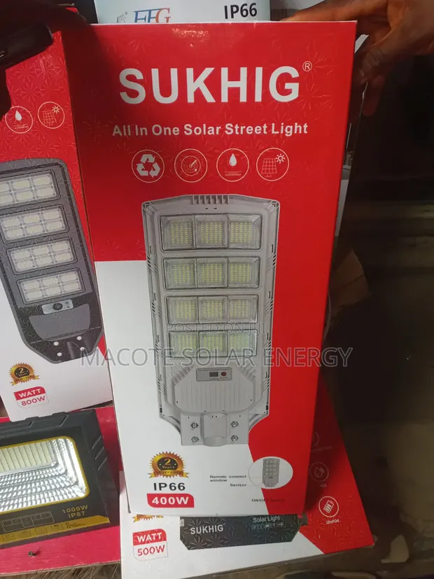 400W Suking Lithium Battery Solar Street Light - 1