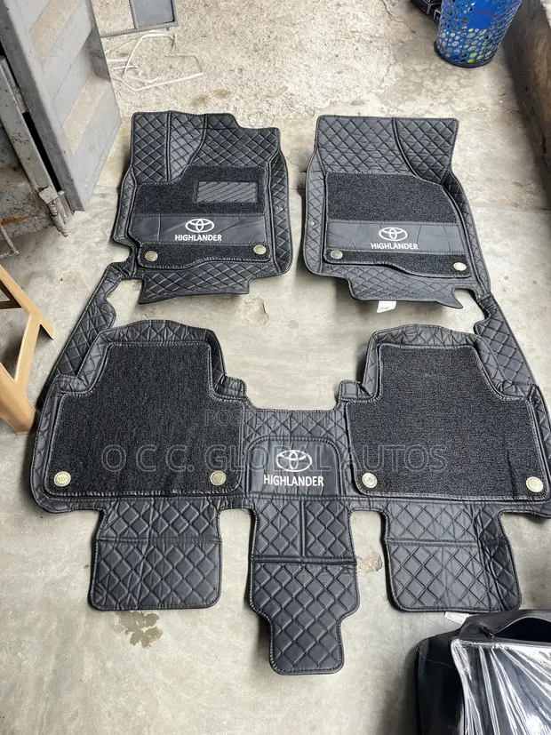 Double Layer Floor Mats for Toyota Highlander 2012 - 1