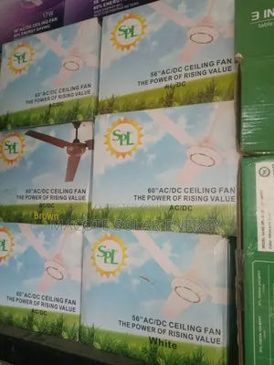 SPL AC/DC Solar Ceiling Fan