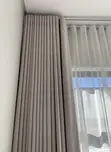 Premium Turkish Curtain Fabric - Beige - 1