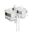 Wall Mounted Stainless Steel Double Toothbrush/Cup Holder - 2