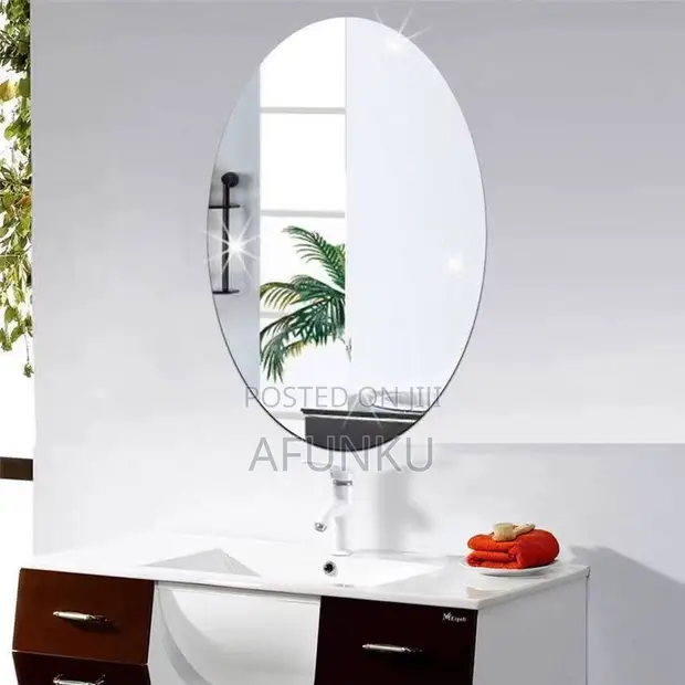 Wall Sticker Mirror - Sabon Abu - 1