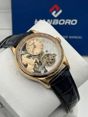 Sabon Hanboro Mechanical Skeleton Tourbillon Watch