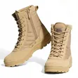 Durable Combat Work Shoes - Khaki - 1